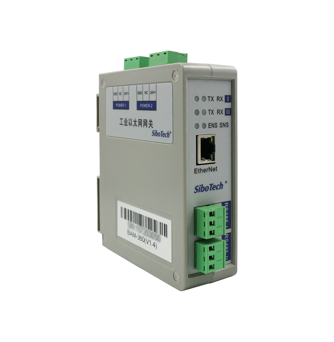 Modbus / BACnet IP 網關 BAM-360（雙串口）