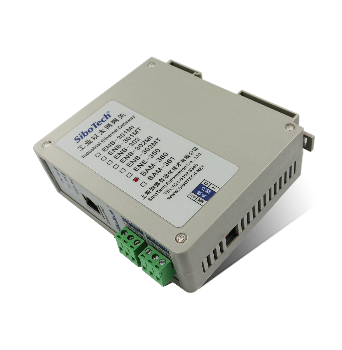 Modbus / BACnet IP 網關 BAM-360（雙串口）