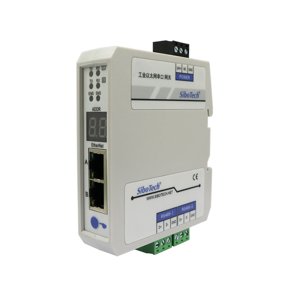 Modbus TCP/通用串口網(wǎng)關(guān) ENS-317