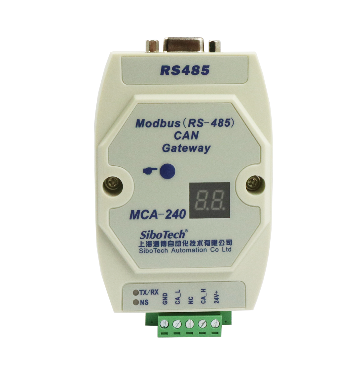 Modbus（RS485）/CAN網(wǎng)關 MCA-240 V1.0